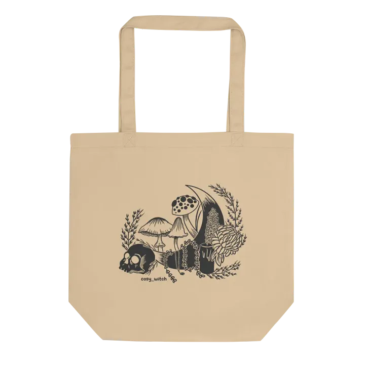 Witchy Things Eco Cotton Tote Bag - Natural product image (1)