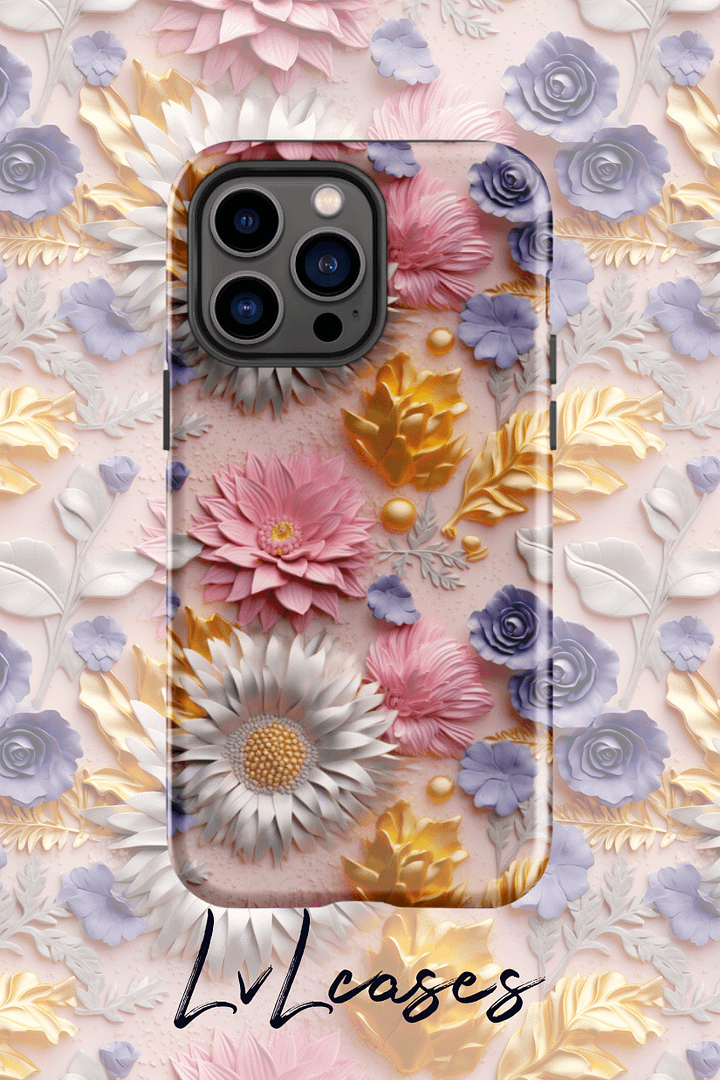 Girly blossom Tough iPhone Case product image (2)