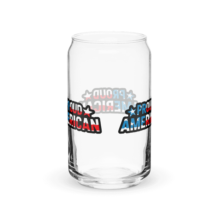 Can-Shaped Glass: Proud American product image (6)