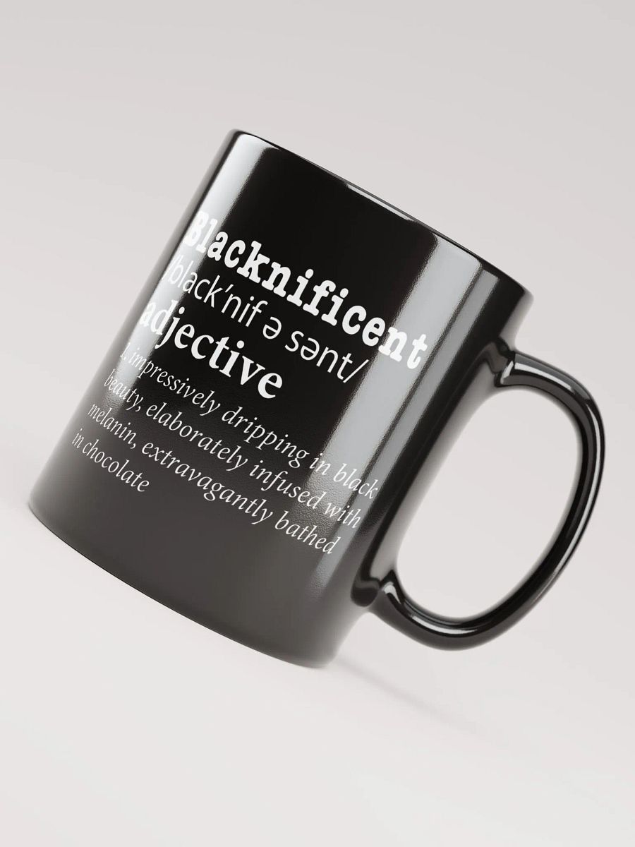 Blacknificent Black Glossy Mug product image (4)