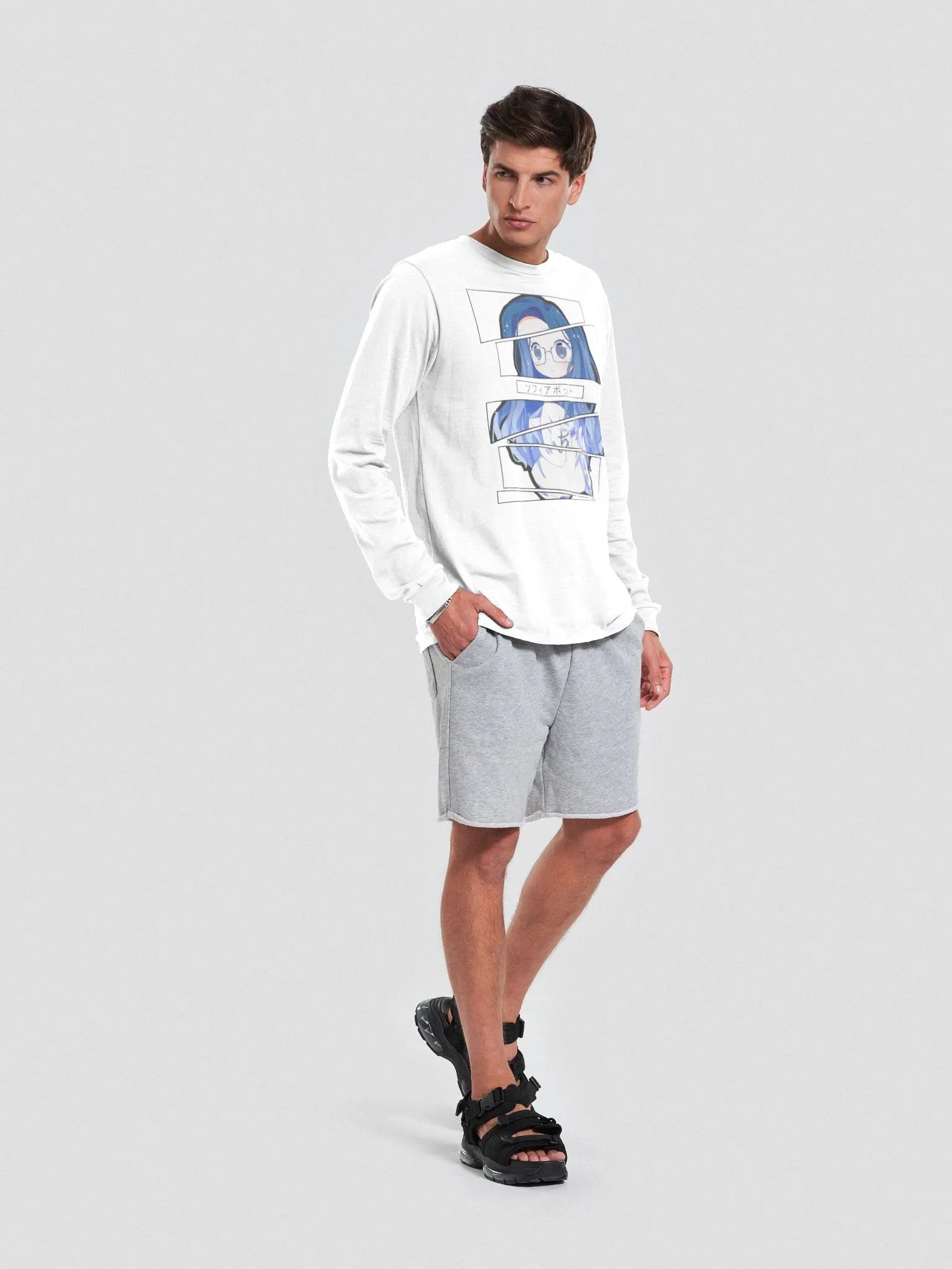 sophiabot shattered longsleeve white product image (5)