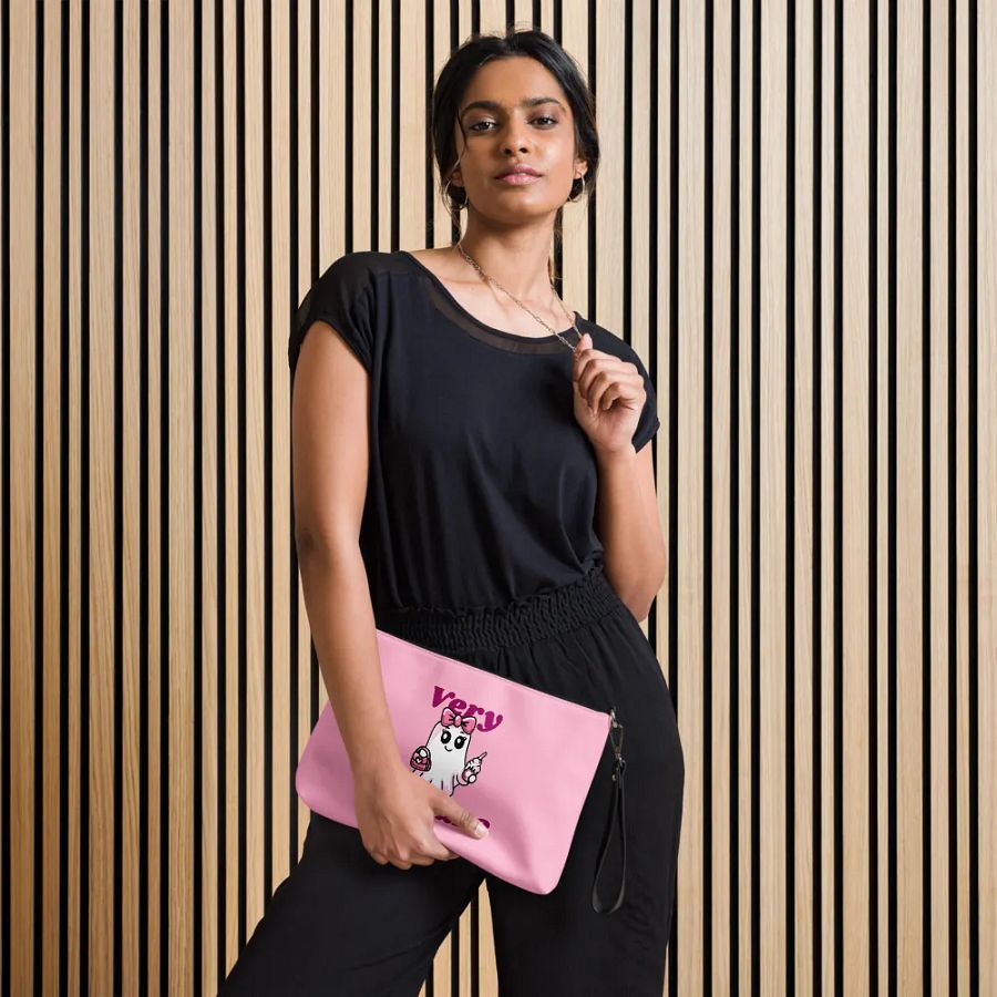 Very Demure Cute Ghost Flip-Sided Faux Leather Crossbody Bag product image (9)