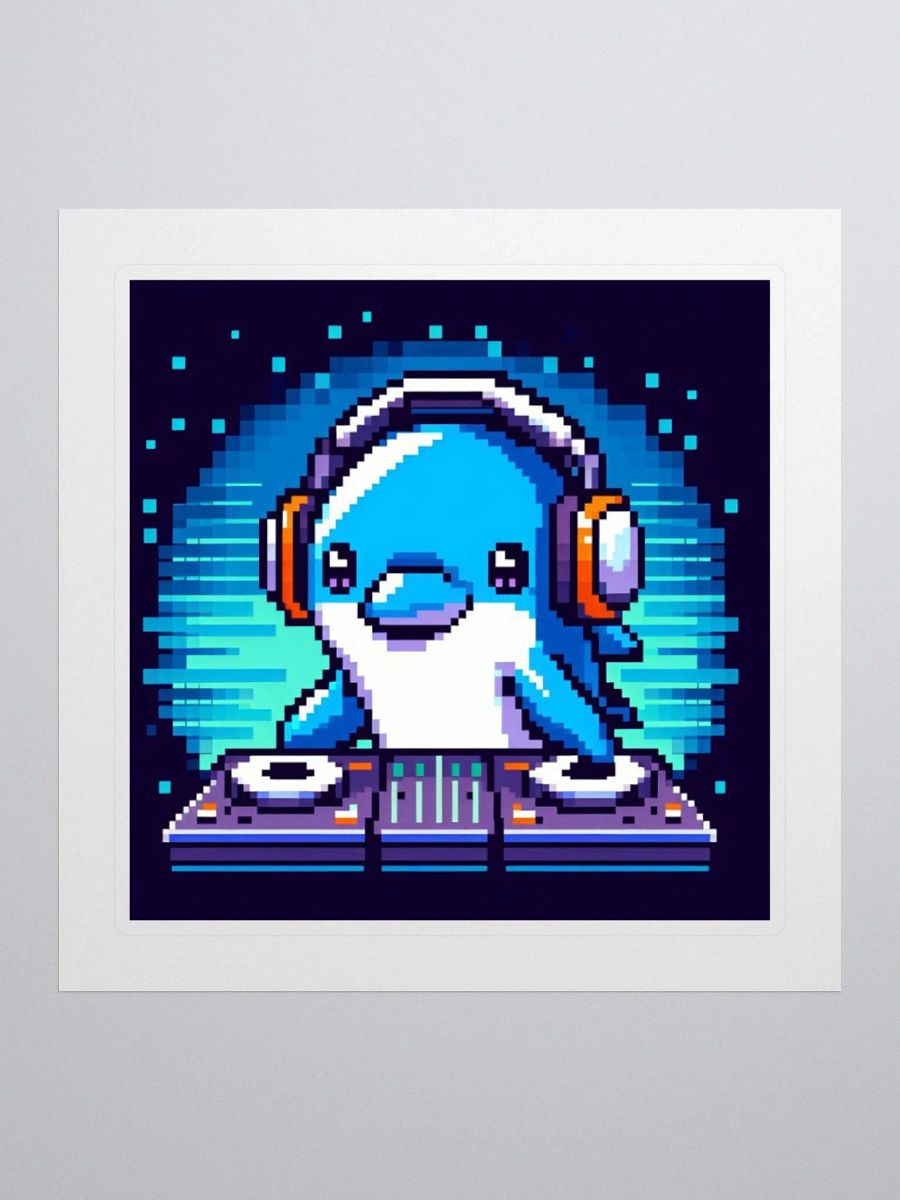 Dolphin DJ Sticker no.2 product image (1)