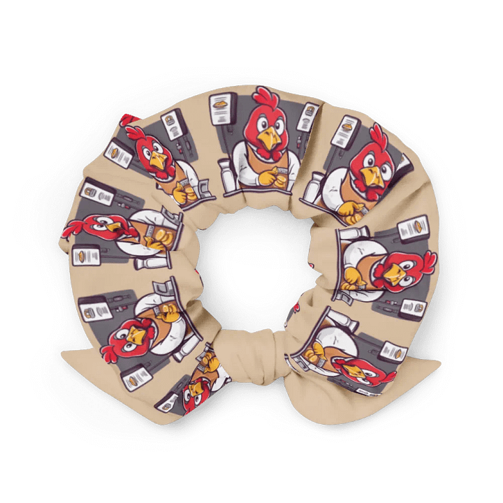 Geeky Chicken All-Over Print Scrunchie product image (2)