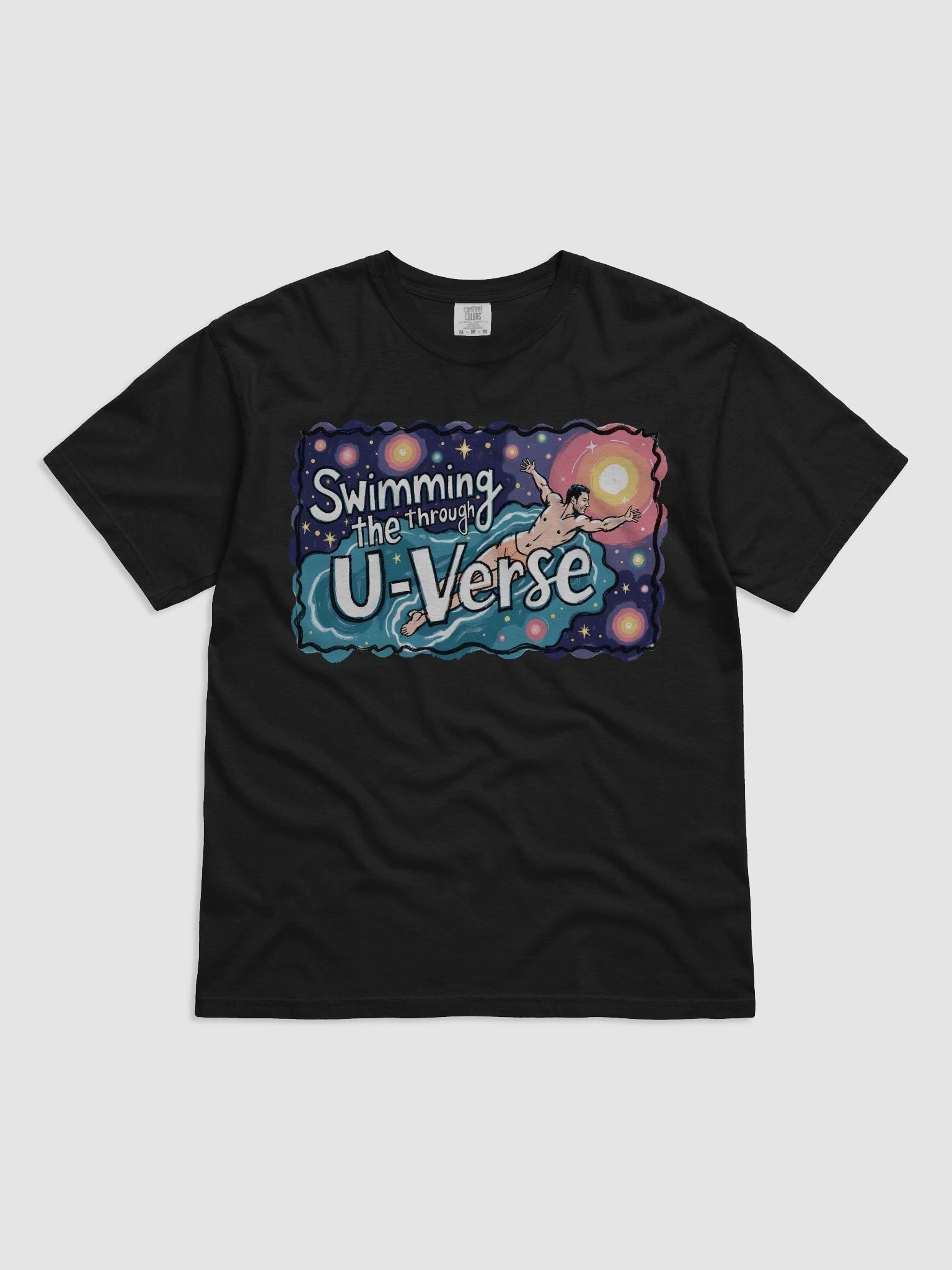 Stellar Journey: Swimming the U-Verse T-Shirt product image (8)