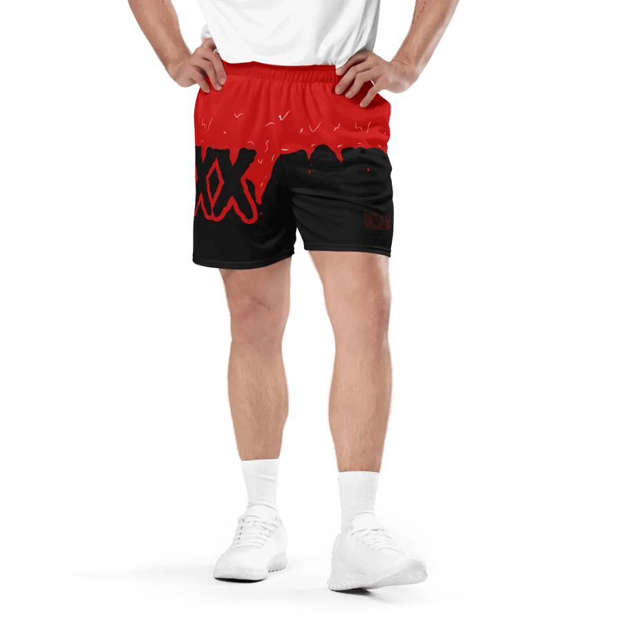 Skull and blood mesh shorts product image (3)