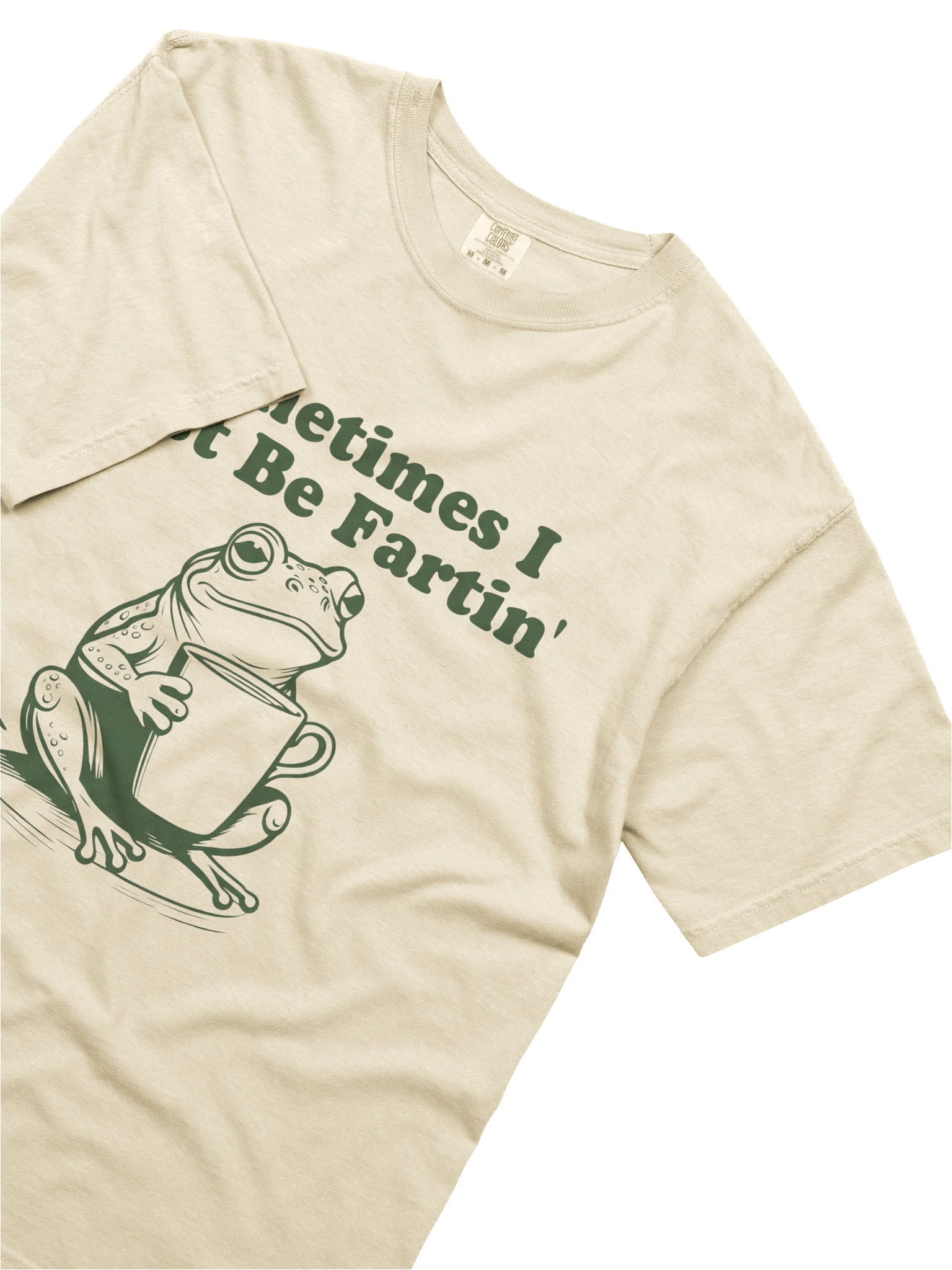 IBS Frog with Coffee | Chaotic Comfort Colors® Shirt product image (4)