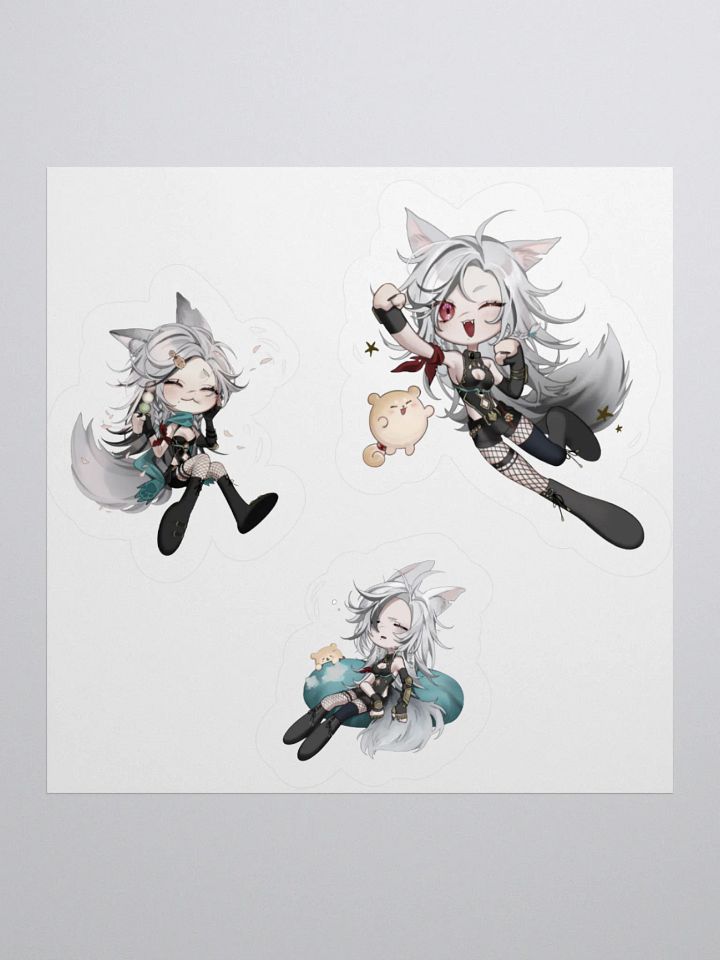 Adventurer Paws Chibi Sticker Set product image (1)