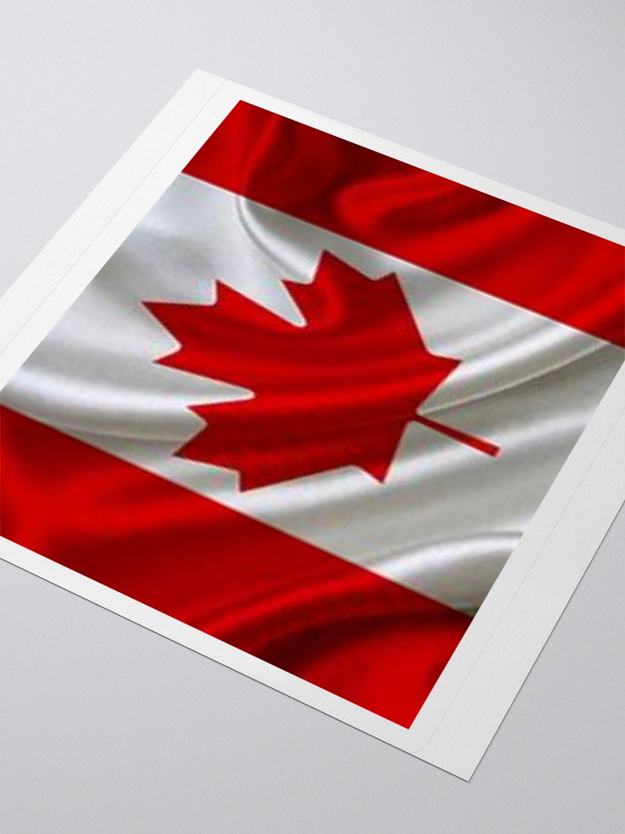 Canada Flag Sticker | Maple Leaf Design | Durable Vinyl | 3 Sizes product image (8)
