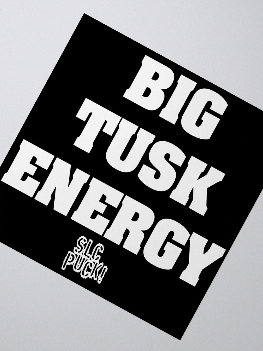 Big Tusk Energy Sticker product image (2)
