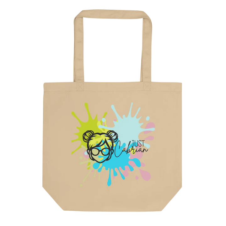 JustCabrian SPLAT! Eco-Friendly Organic Cotton Twill Tote Bag product image (2)