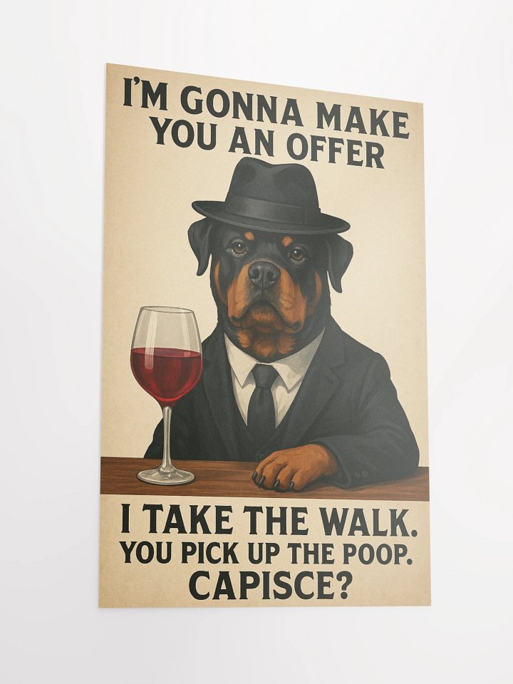 The Rottweiler Boss Poster product image (6)