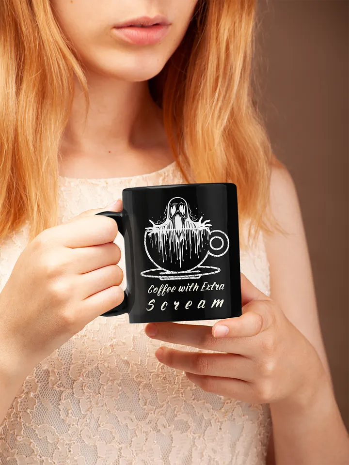 Coffee With Extra Scream Coffee Mug product image (1)