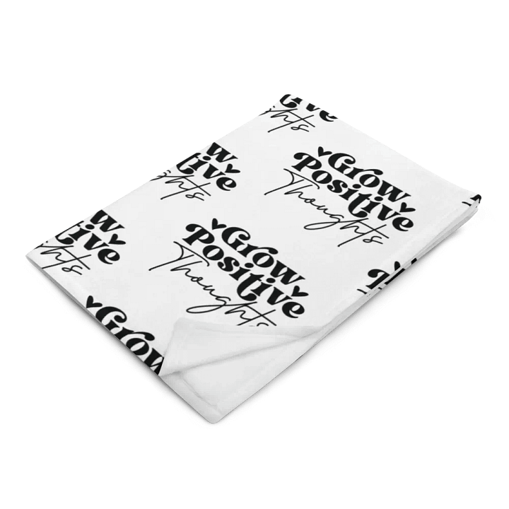 Grow Positive Thoughts Blanket product image (2)