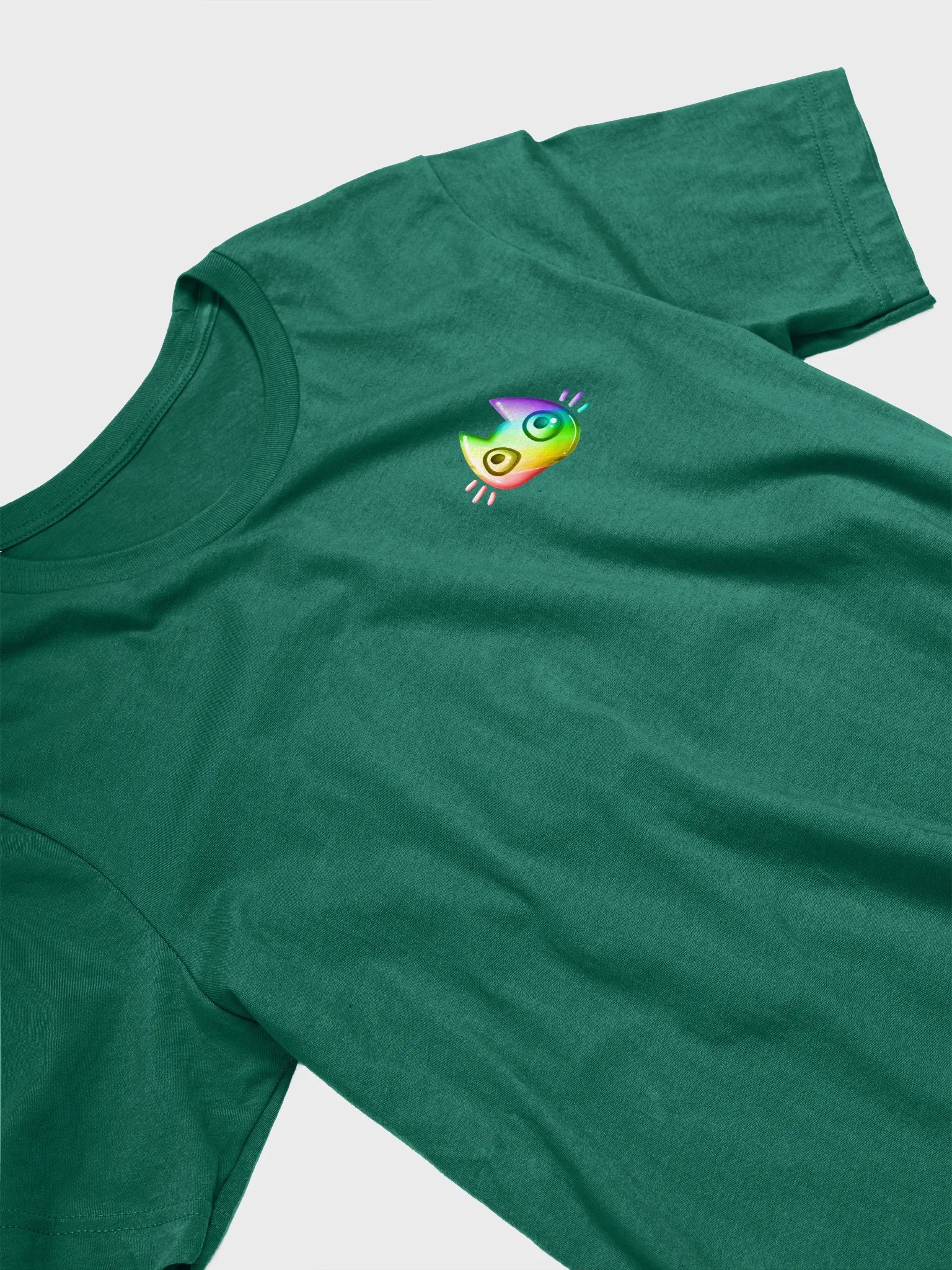 Rainbow Cat Face Tshirt product image (1)