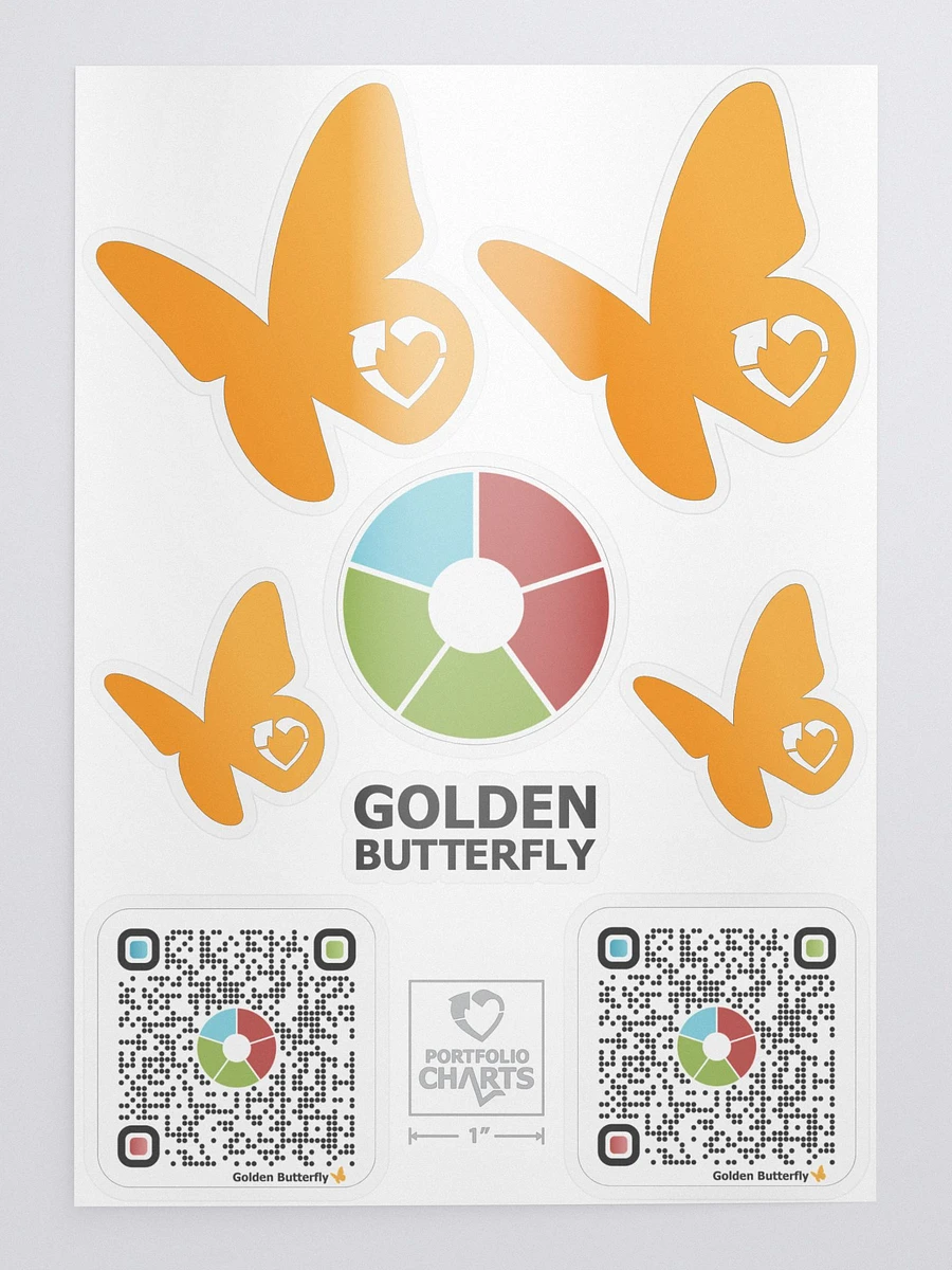 Golden Butterfly Stickers product image (1)