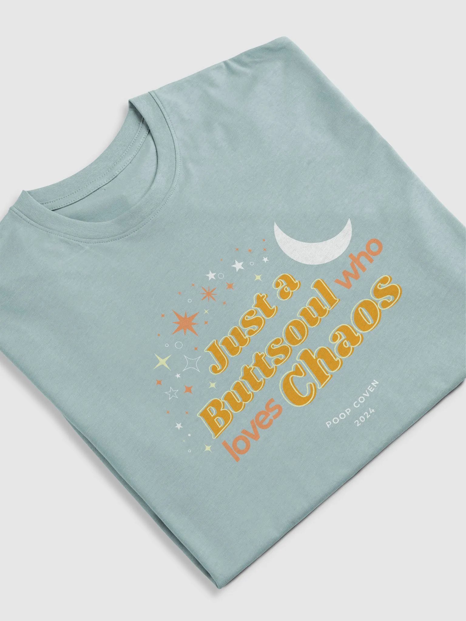 Just a Buttsoul Who Loves Chaos soft t-shirt product image (35)