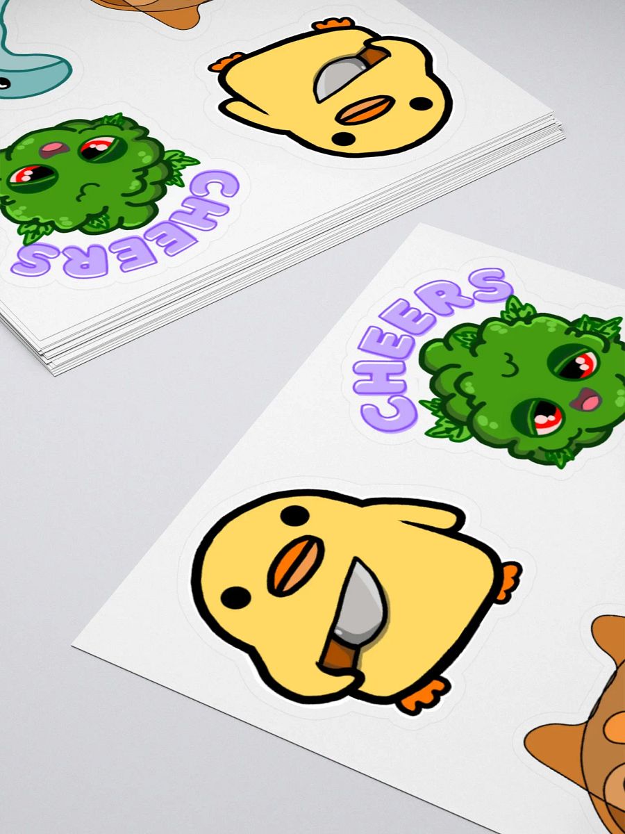 Whimsical Character Sticker Set product image (11)