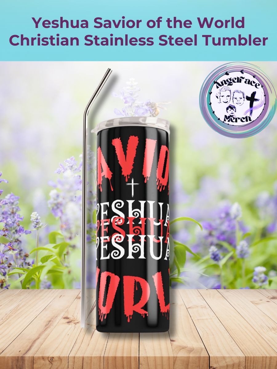 YESHUA The Savior of the World Stainless Steel Tumbler product image (1)