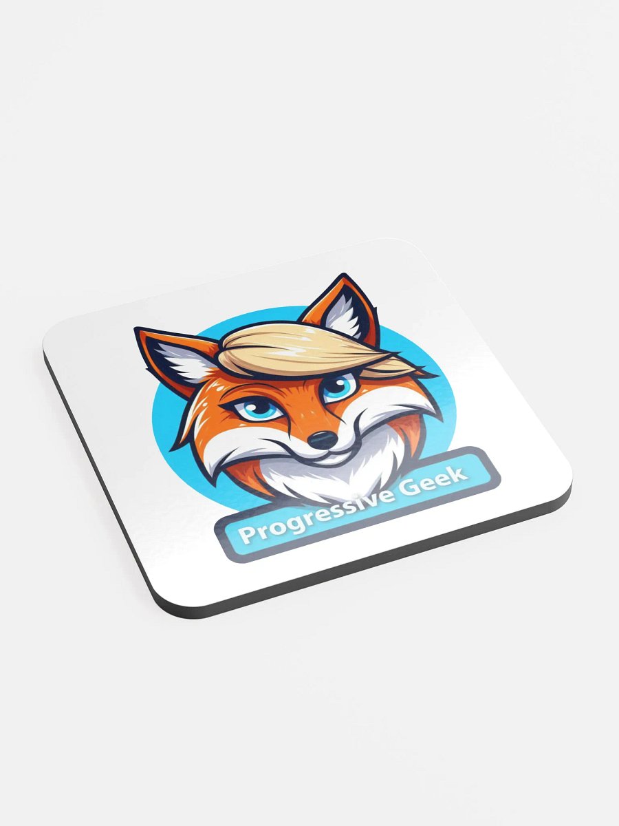 Progressive Geek Logo Cork Coaster product image (2)