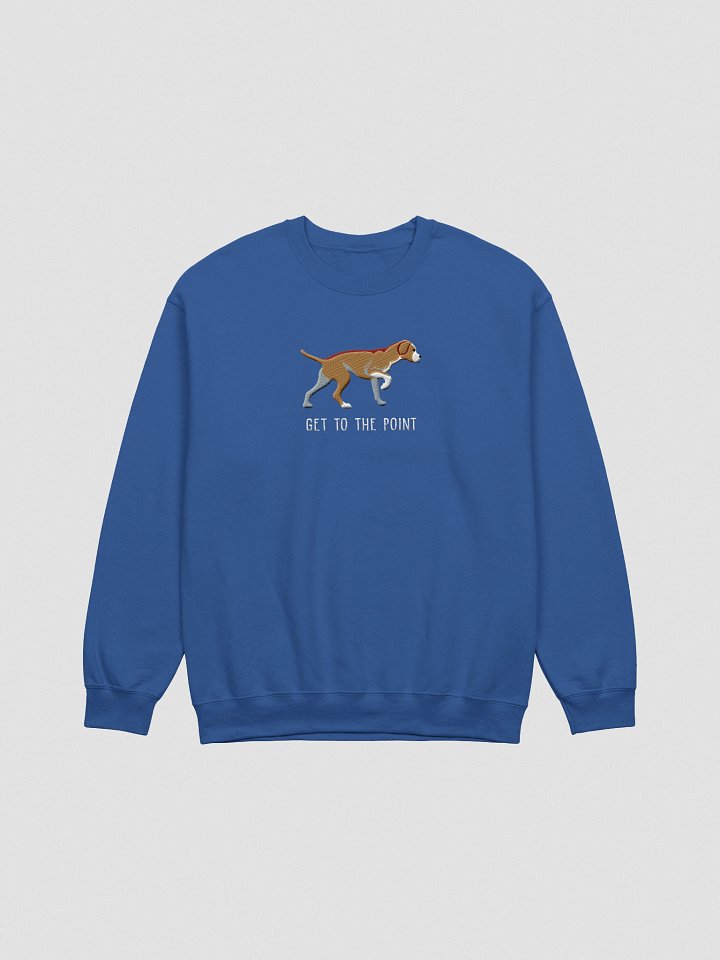 Get to the Point Sweatshirt (Embroidered) of a Portuguese Pointer(Tan) product image (7)
