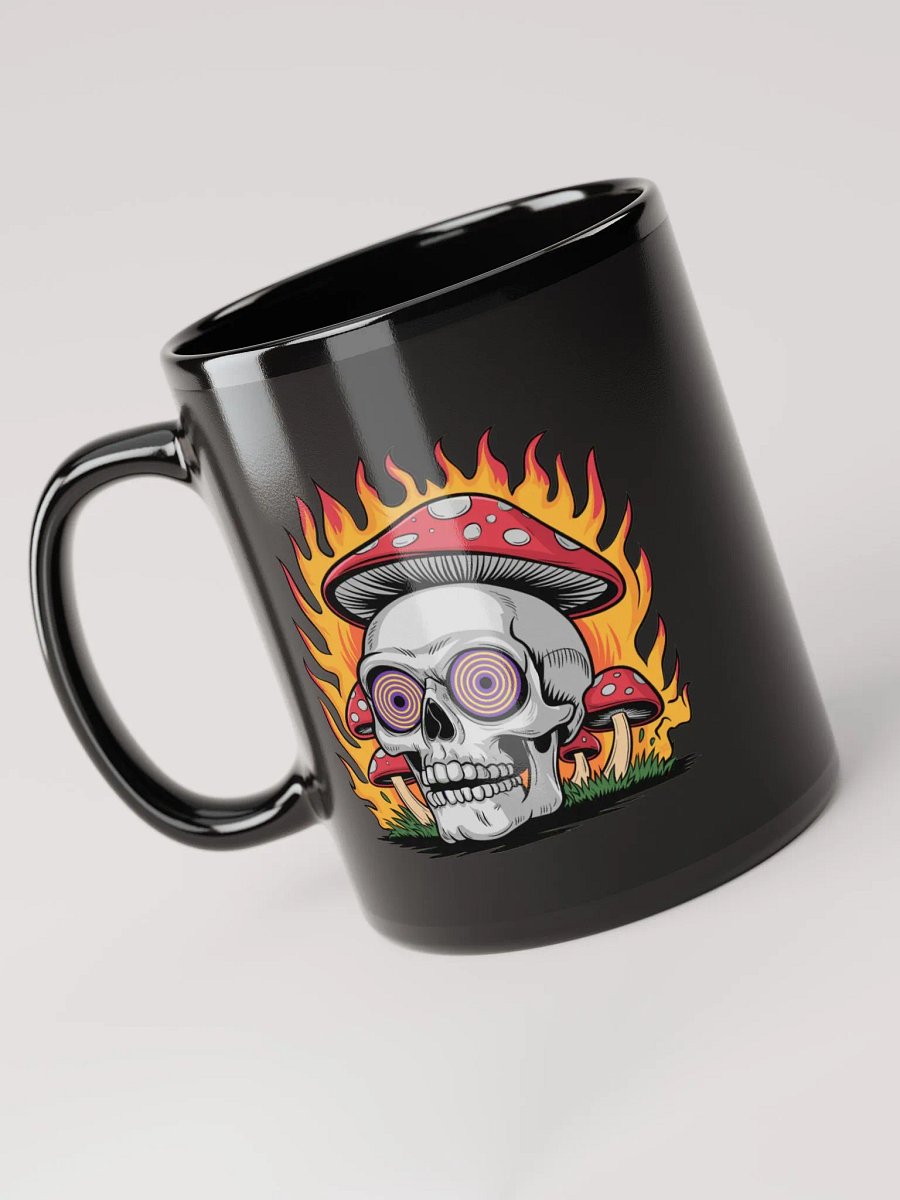 Psychedelic Mushroom Skull Mug product image (3)