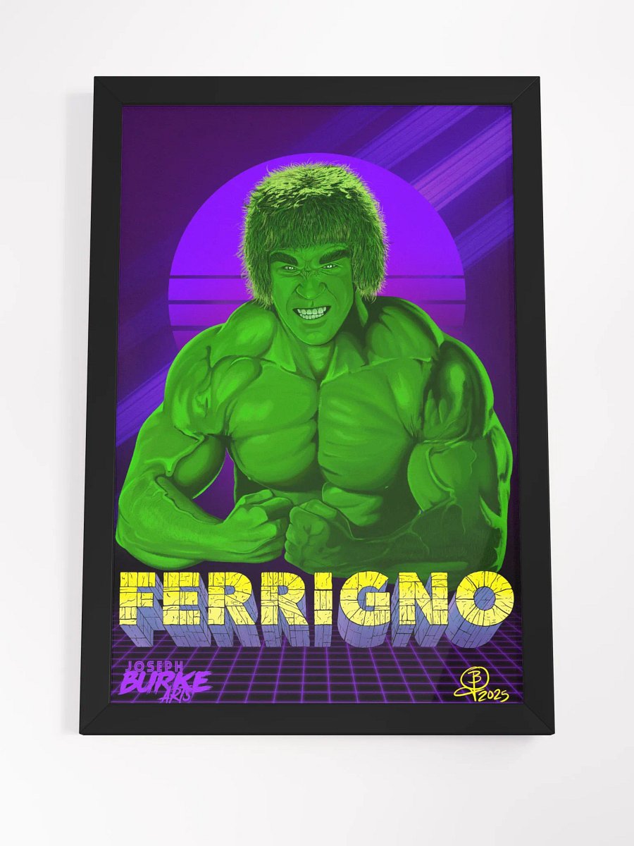 Lou Ferrigno's Hulk Framed Art Print product image (4)