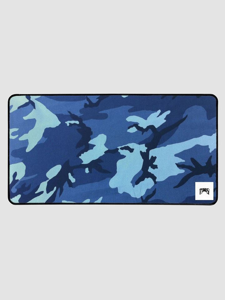 "Blue Camo" Desk Mat product image (1)