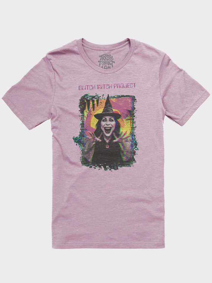 Retro Glitch Halloween Witch Shirt product image (1)