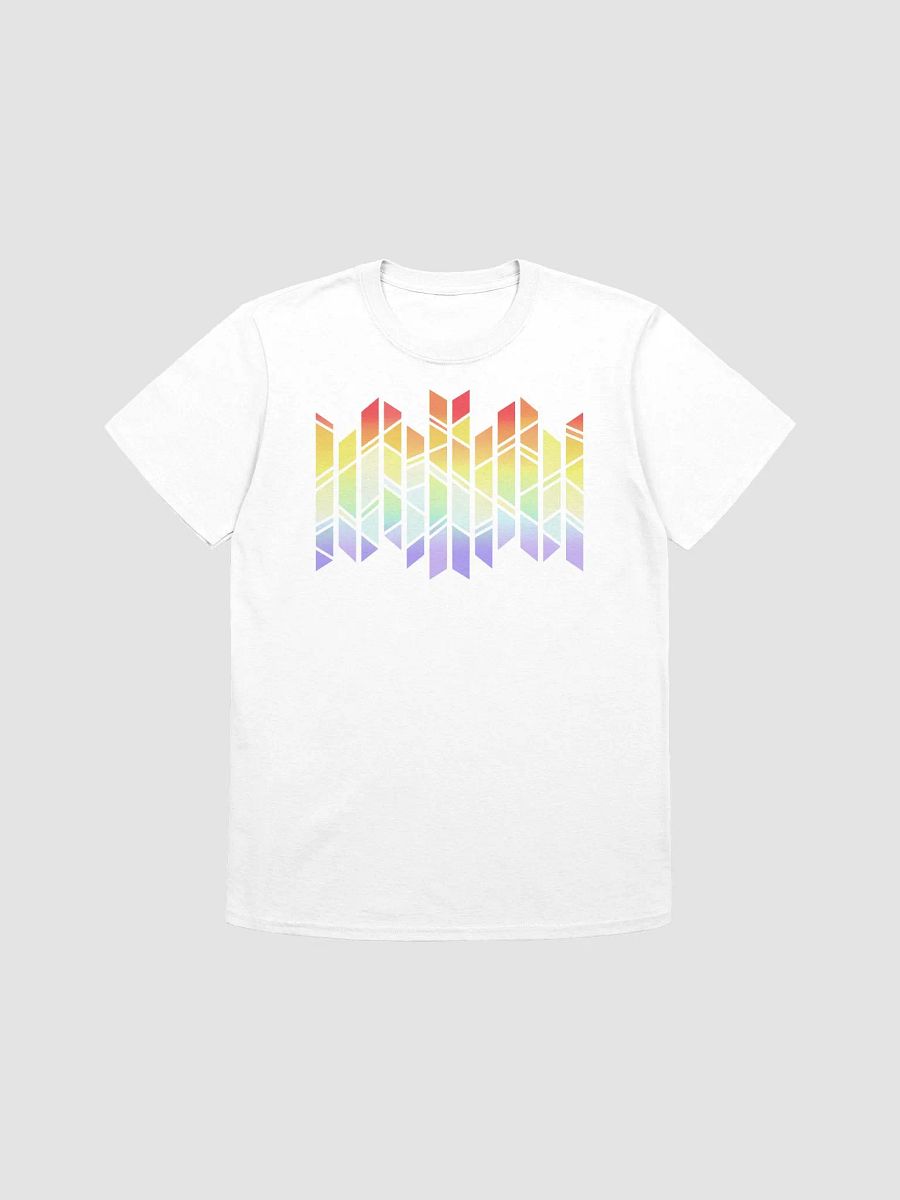 PRISMAGIC STAINED GLASS RAINBOW TEE (WHITE) product image (1)