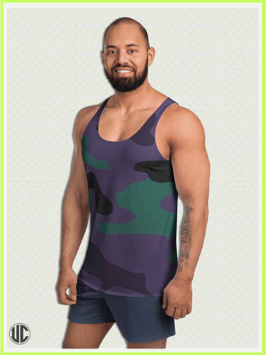 Midnight Purple Camo – Men’s Tank Top product image (1)