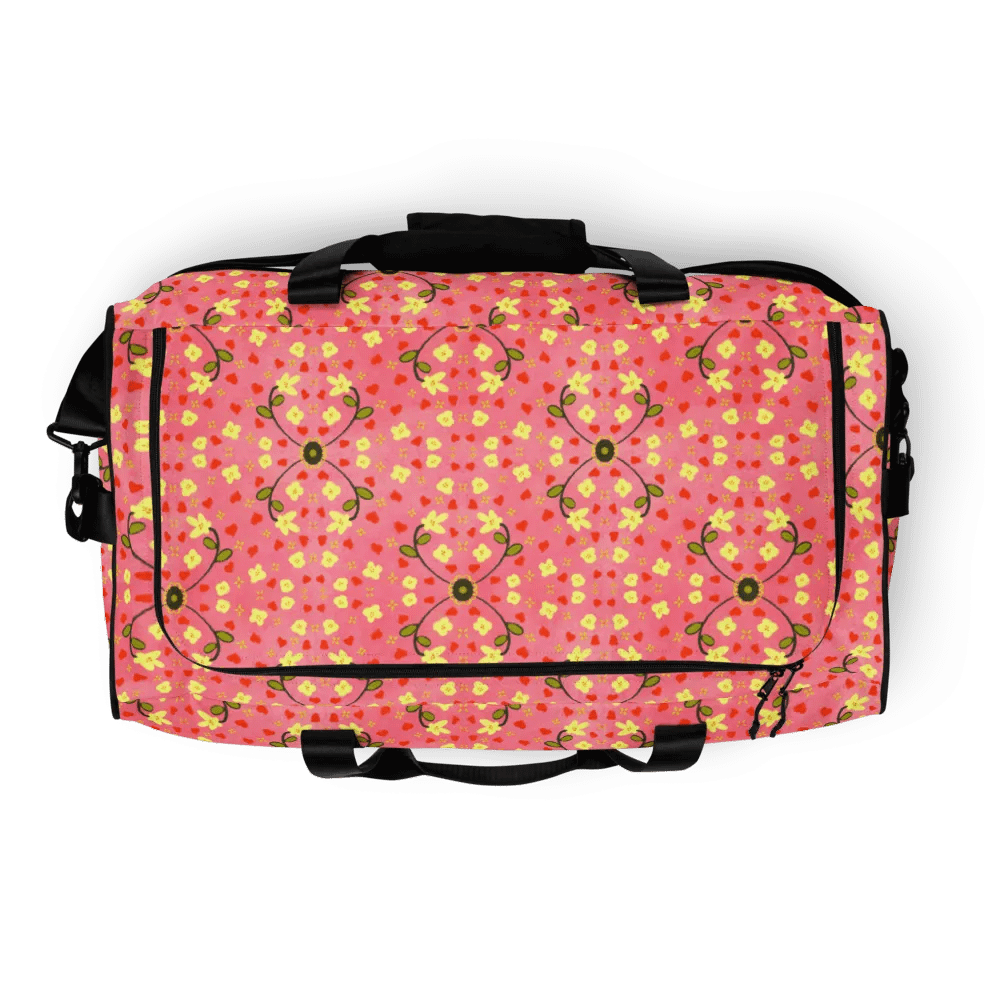 Hearts and Flowers Pink Duffle product image (6)