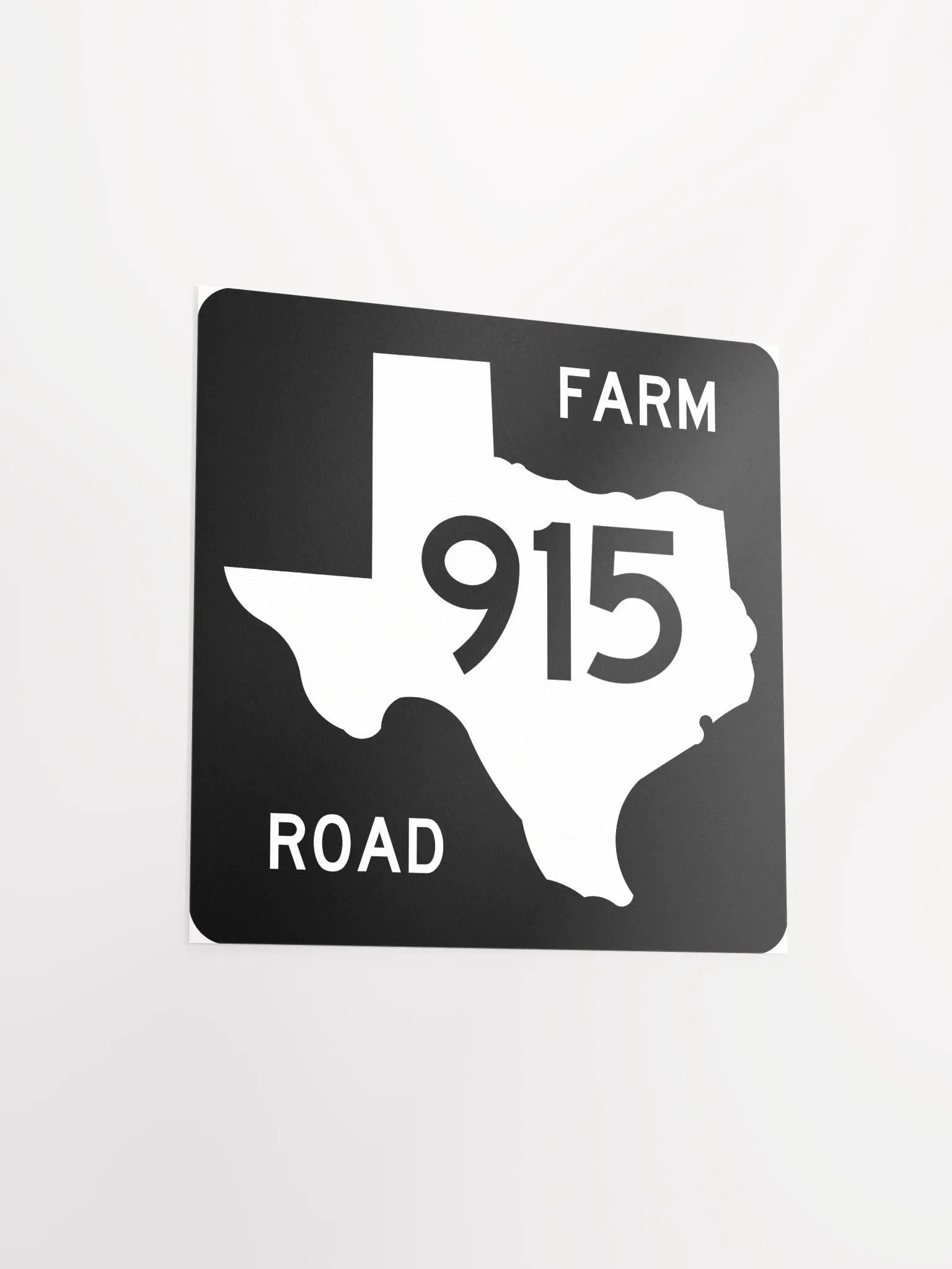 Texas Farm Road Sign FM 915 Poster product image (7)
