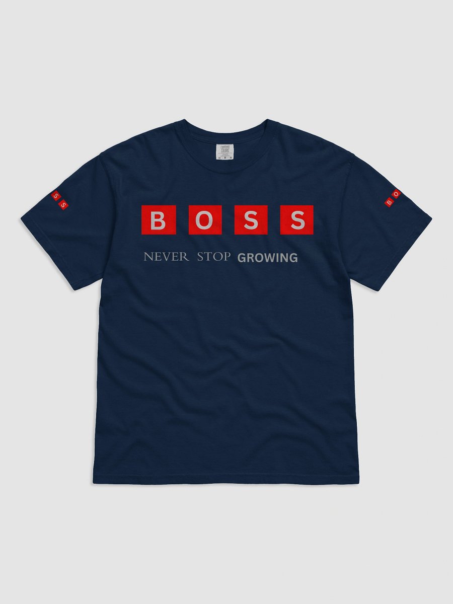 Man T-Shirt BOSS Logo Garment-Dyed Heavyweight Shirt product image (1)