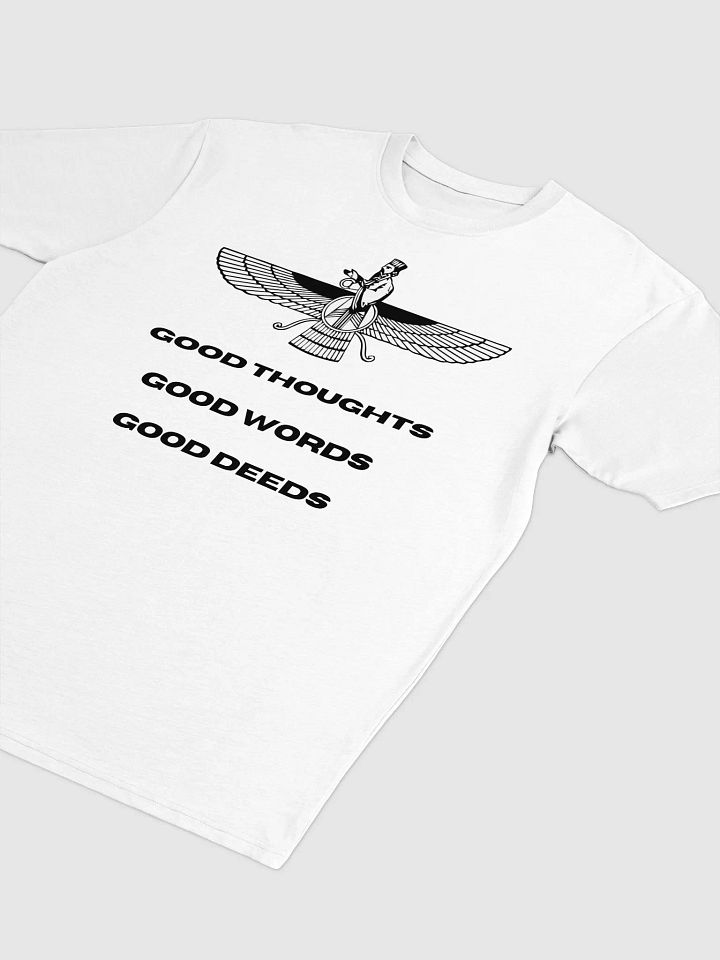 Faravahar Persian Design Shirt Good Thoughts Good Words Good Deeds product image (2)