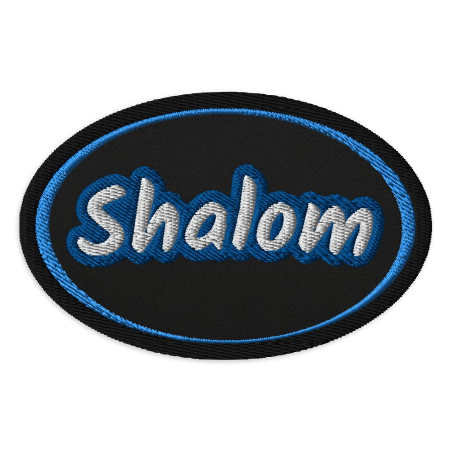 Shalom Embriodered Badge product image (1)