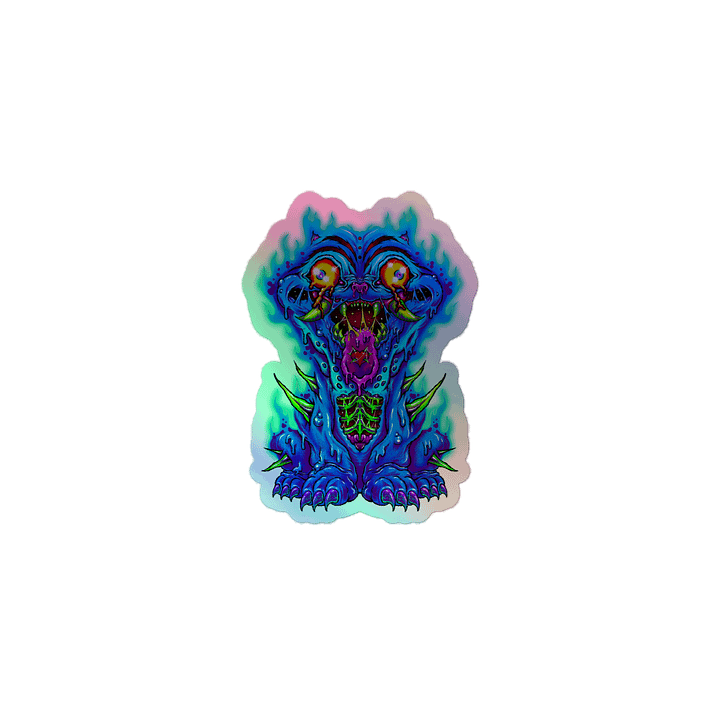 Tiger Demon Holographic Sticker product image (1)