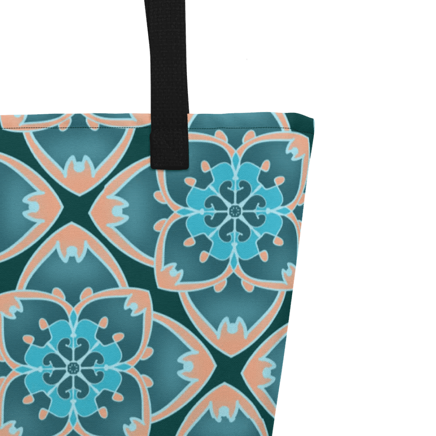 Beautiful Green Pillow Pattern All Over Print Tote product image (3)