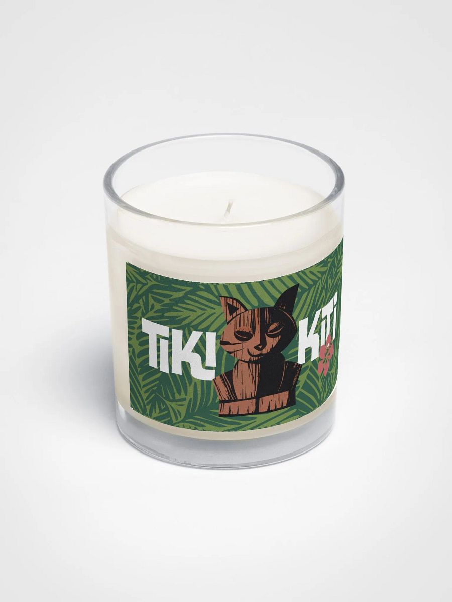 Tiki Kiti - Soy Wax Candle In A Clear Glass Jar product image (2)