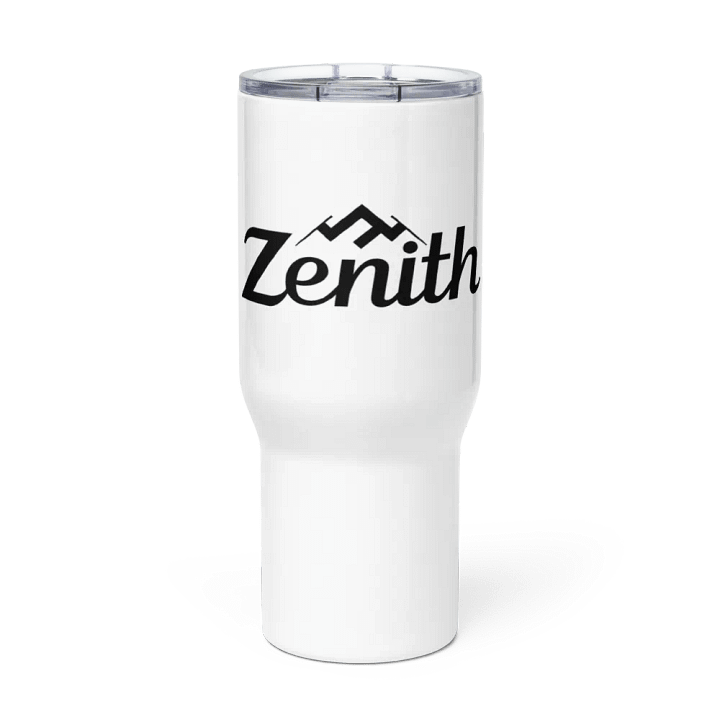 White Zenith Star Travel Mug With Handle product image (2)