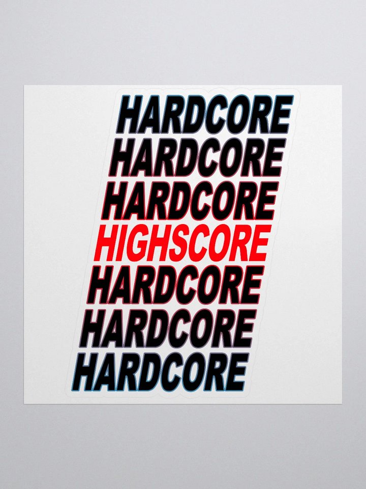 HARDCORE HIGHSCORE | Sticker product image (1)