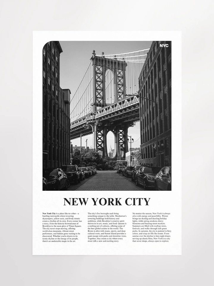 New York 02 Newspaper Poster product image (2)