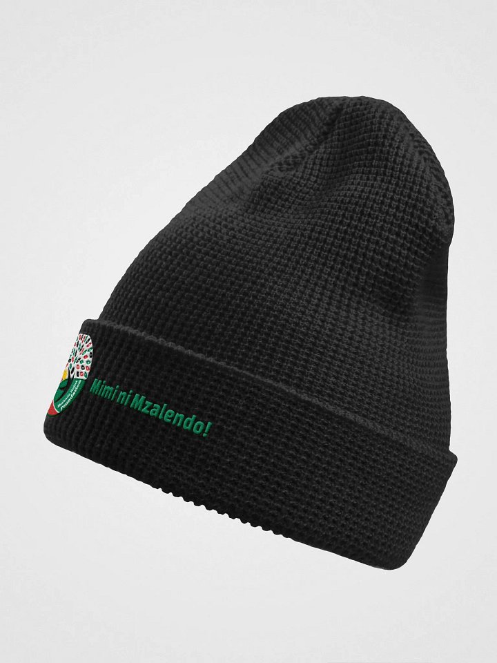 Mzalendo Halisi Kenya Flag Colours Richardson Waffle Beanie product image (6)