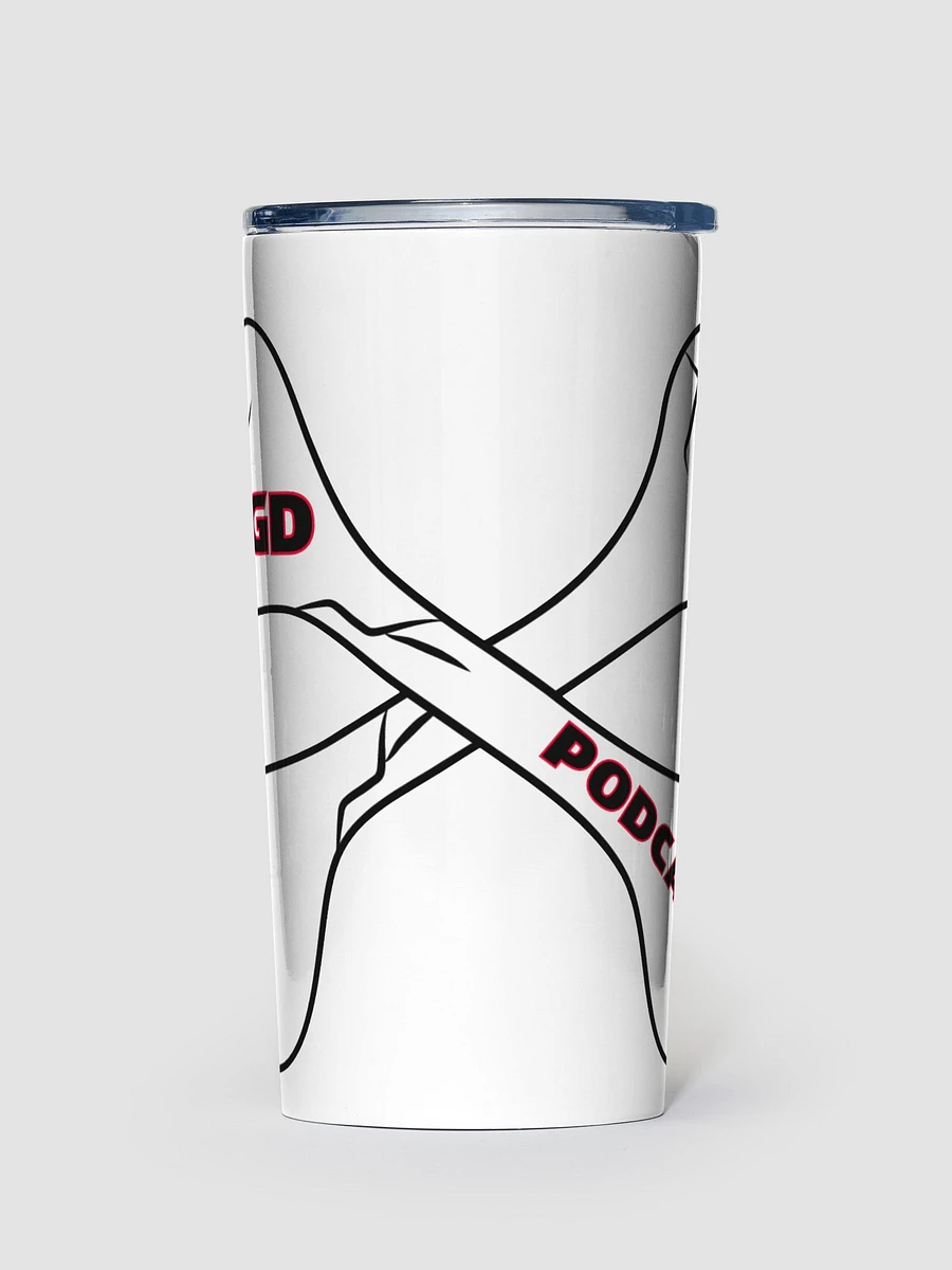 The DGD Podcast Crossbones 20oz Stainless Steel Tumbler product image (1)