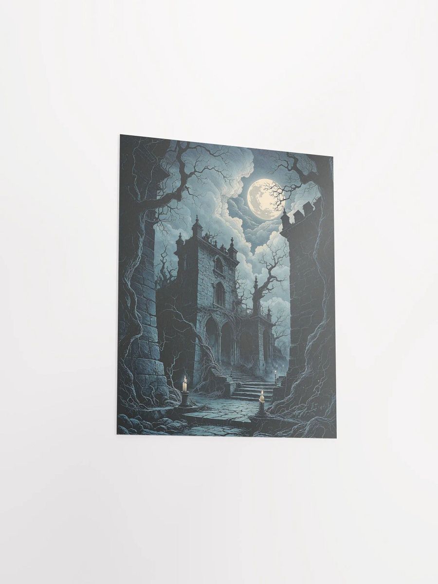 Moonlit Gothic Ruin Poster product image (17)