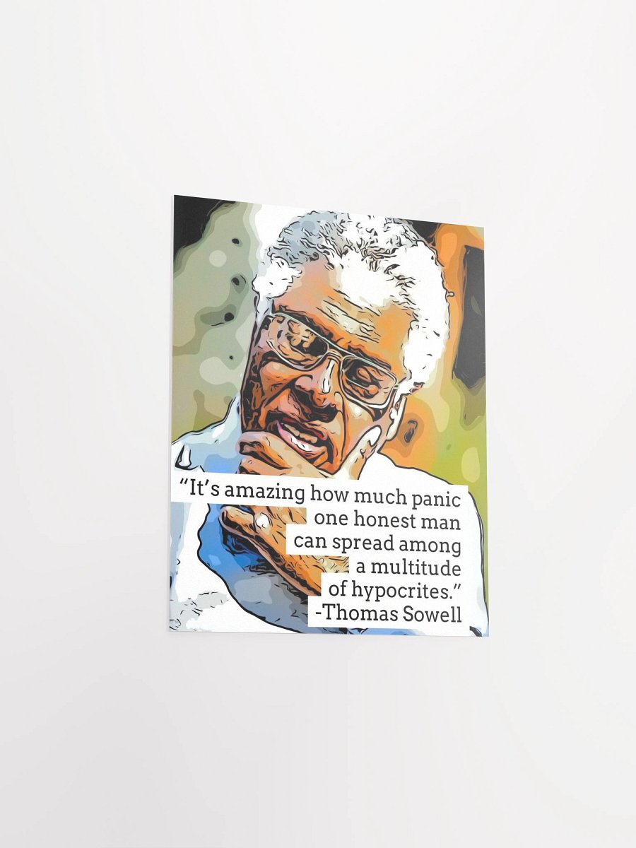“One Honest Man” — Thomas Sowell Art Print product image (3)