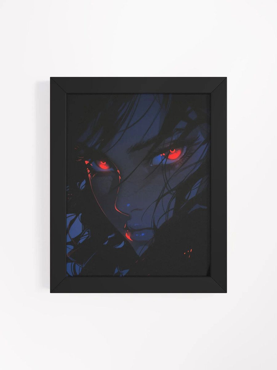 Framed Crimson Gaze Matte Poster product image (49)