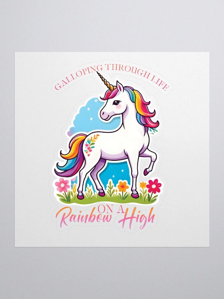 Rainbow Unicorn Stickers product image (1)