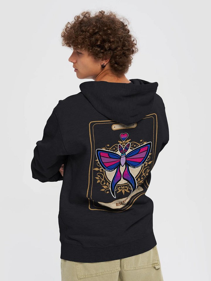 Bisexual Pride | Tarot Moth | Graphic Zip Up Hoodie | LGBTQIA+ product image (2)