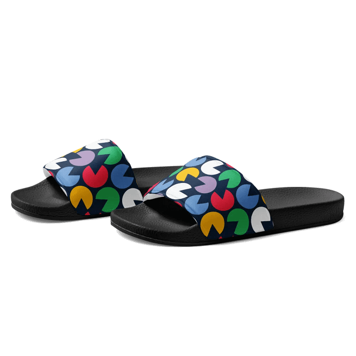 Pac-Man Pattern Men's Slides product image (2)